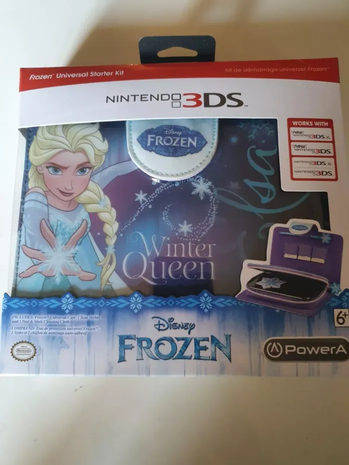 Pochette + stylet Reine des Neiges Nintendo neuve – Lot ou à l'unité