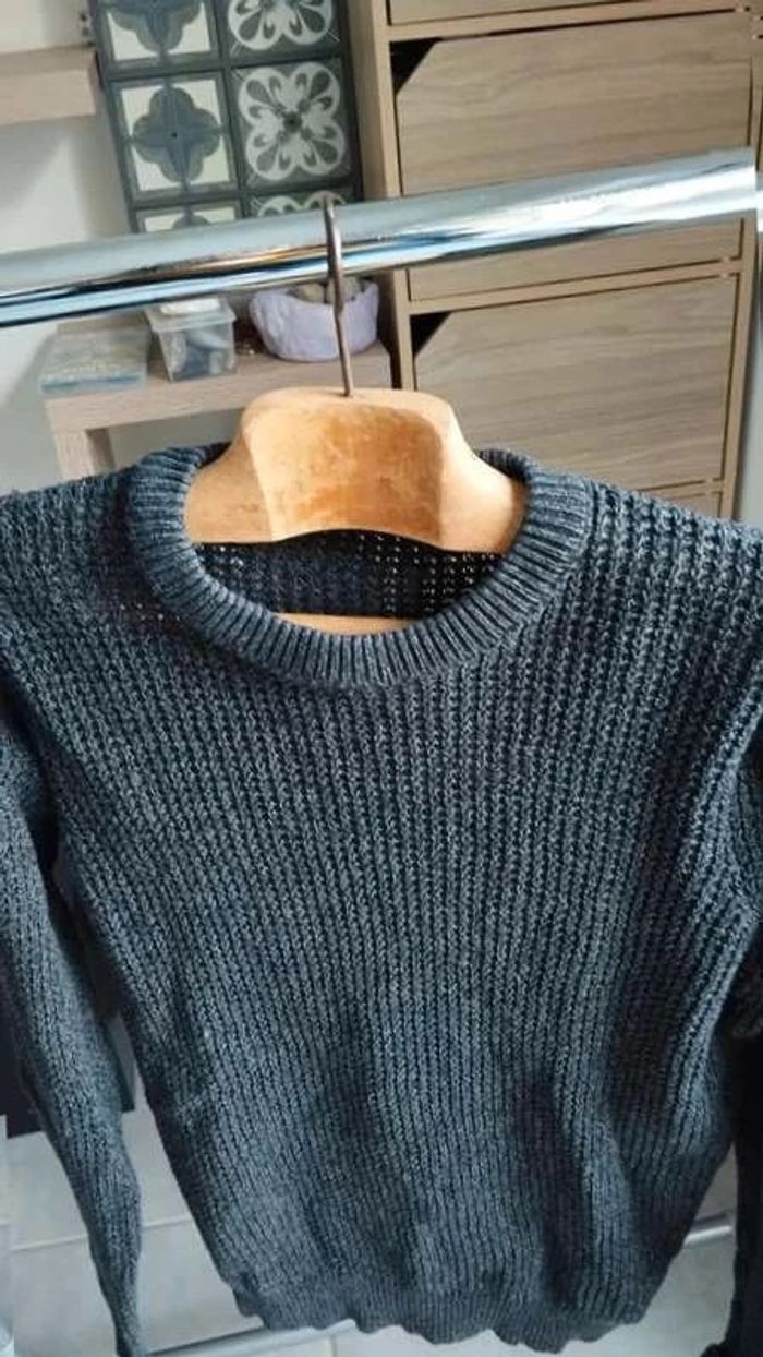 Pull gris Primark taille s - photo numéro 3