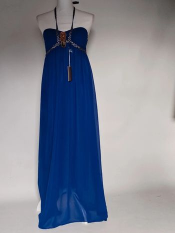 Longue Robe bleu taille unique