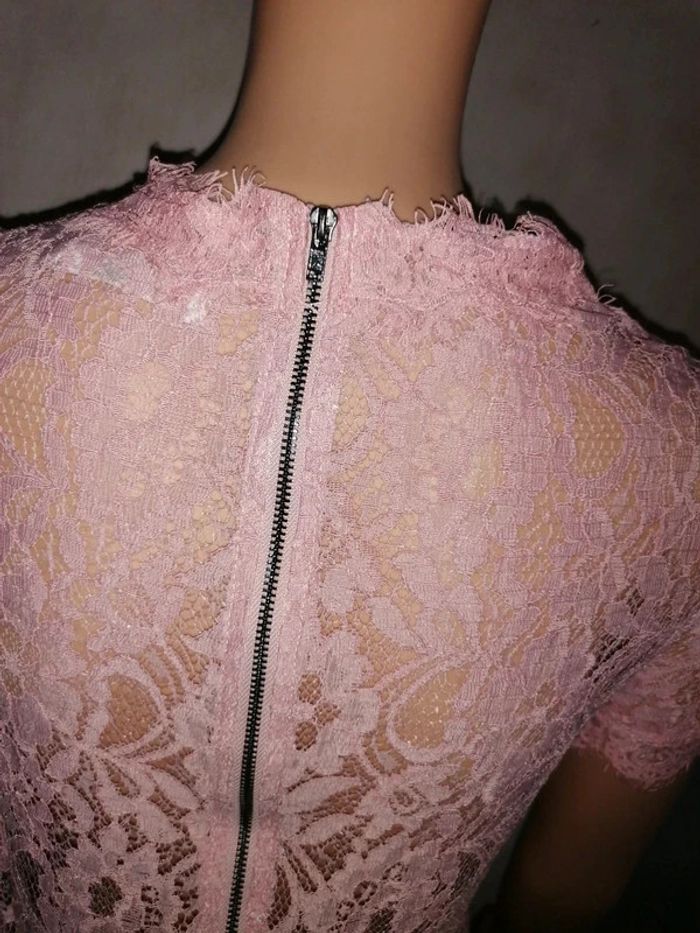 Haut transparent rose Vera & Lucy S - photo numéro 5