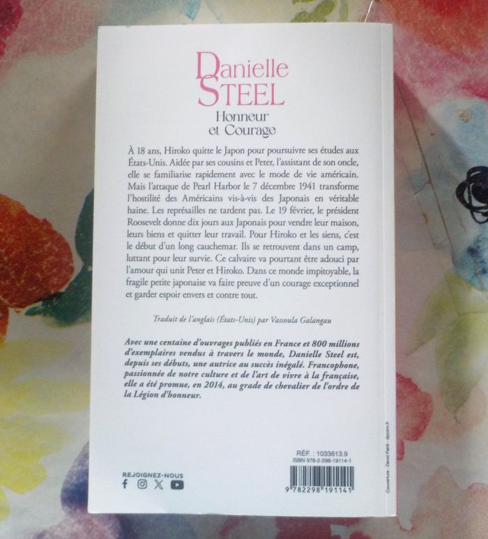 HONNEUR ET COURAGE de Danielle STEEL Ed. France Loisirs V2 - photo numéro 3