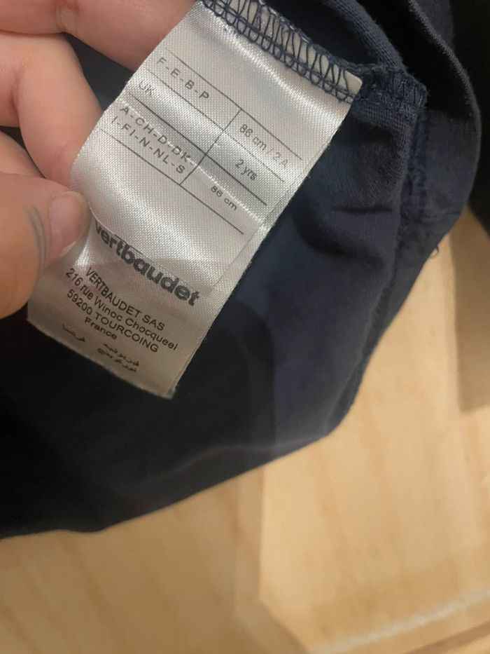 T-shirt manches longues coton 86 cm / 2 ans verbaudet - photo numéro 4