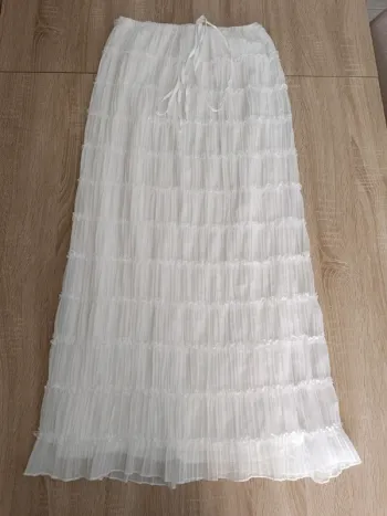 Jupe longue blanche