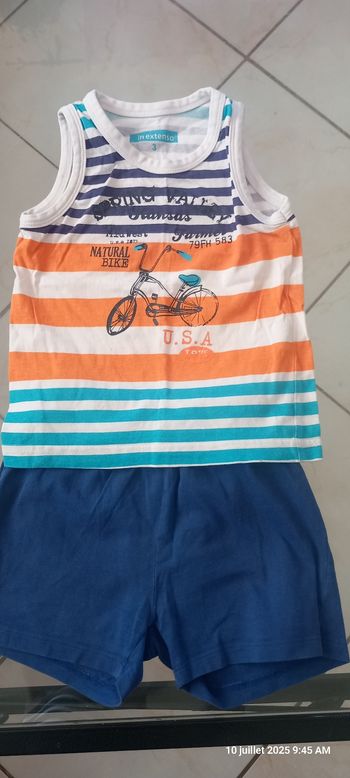 Ensemble short+tee-shirt