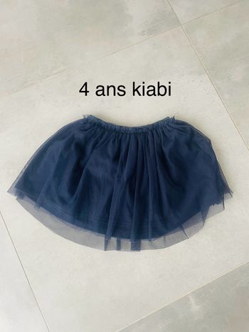 Jupe 4 ans kiabi bleu marine