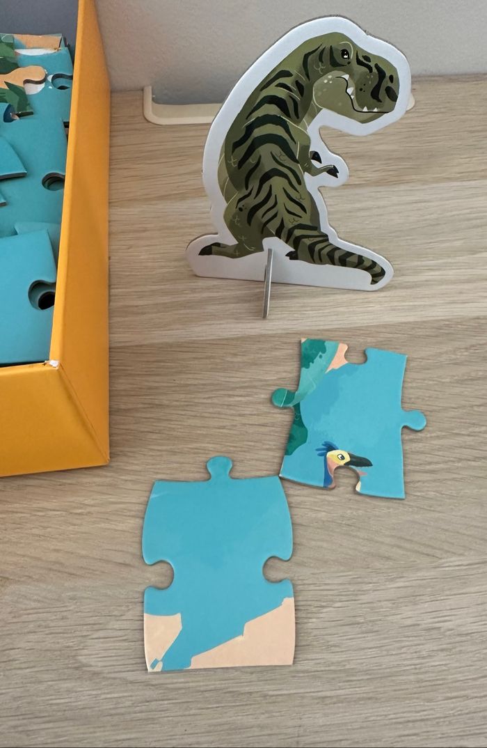 Puzzle éducatif dinosaures Janod - photo numéro 3