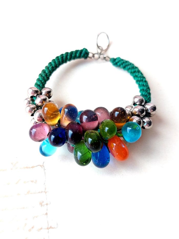 Magnifique pendentif style vintage bohème - photo numéro 4