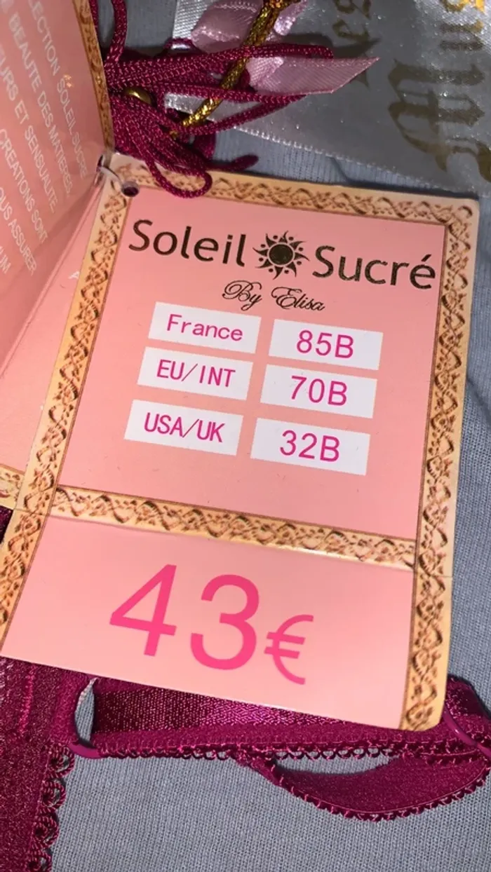 Body échancré Soleil Sucré - photo numéro 4
