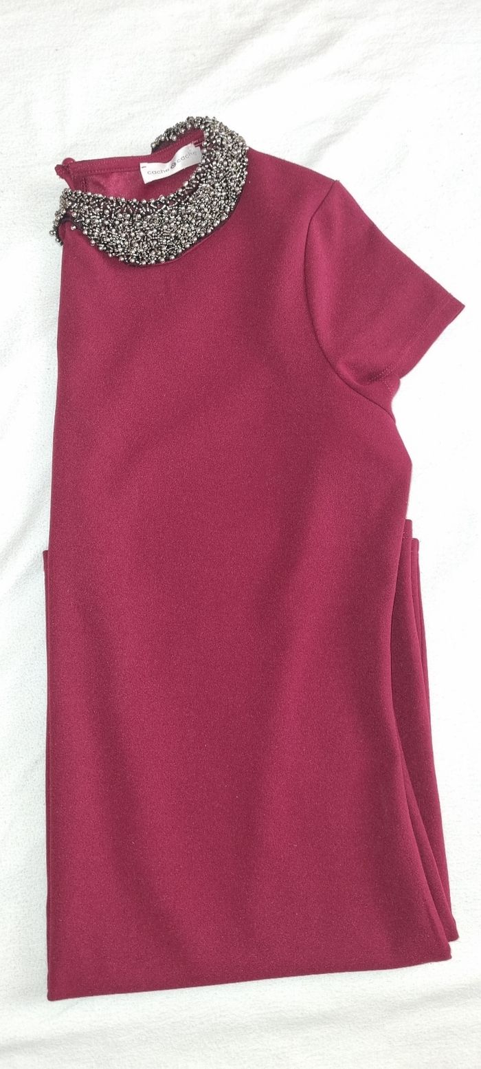 Robe Cache Cache couleur bordeaux - photo numéro 2