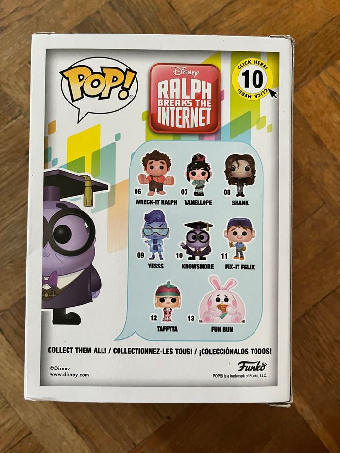 Funko pop knowsmore le monde de ralph Disney - photo numéro 2