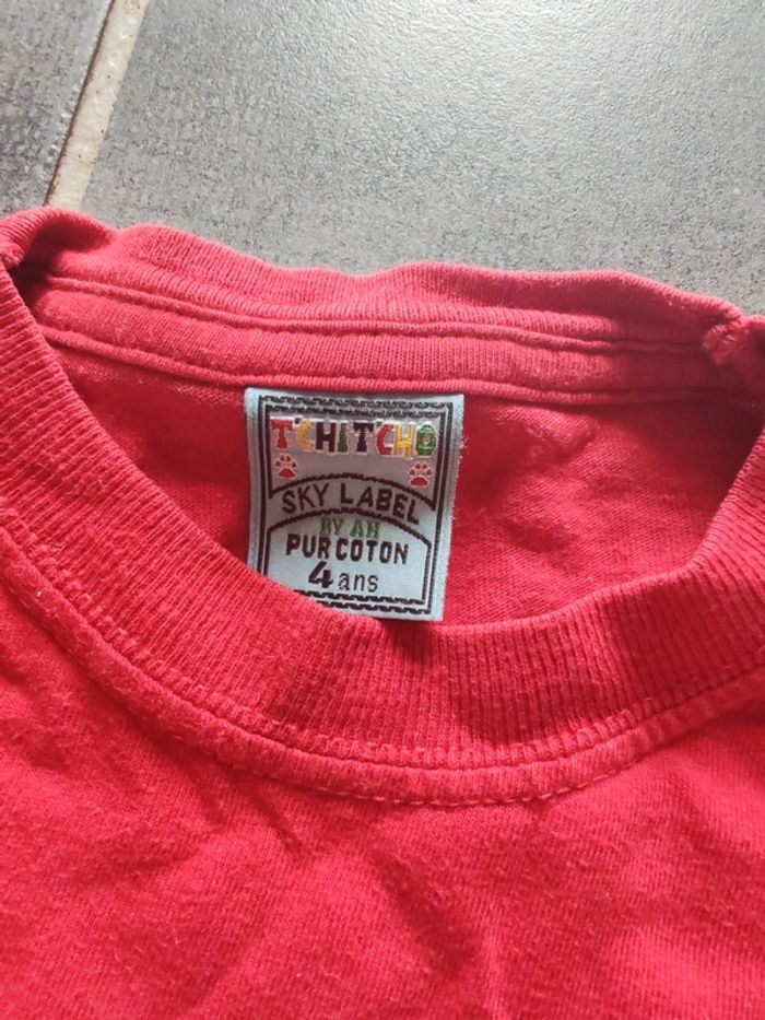 Tee shirt t'chit'cho 4 ans - photo numéro 3