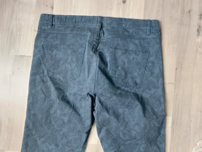 Pantalon coton bleu Camaïeu - photo numéro 5