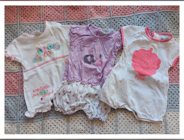 Lot barboteuses 3 mois