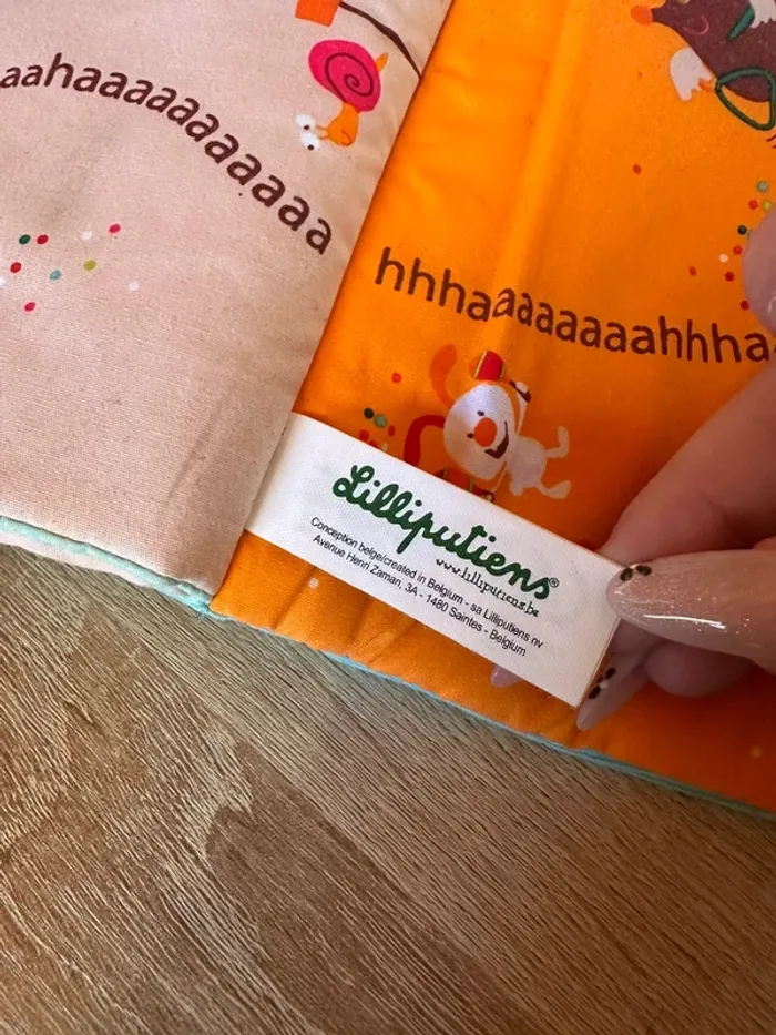 Livre tissu bébé sensoriel “Automne” Lilliputiens Très bon état - photo numéro 6