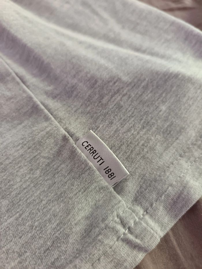 T-shirt gris Cerruti - photo numéro 5