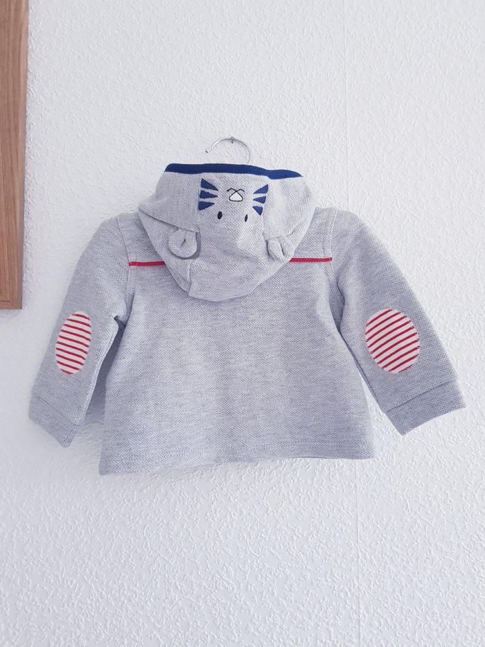 Sergent Major - Pull / gilet zippé avec capuche - Tigre - Neuf ! - photo numéro 2