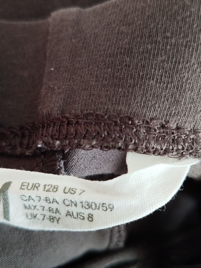 Legging long gris foncé H&M taille 8 ans - photo numéro 4