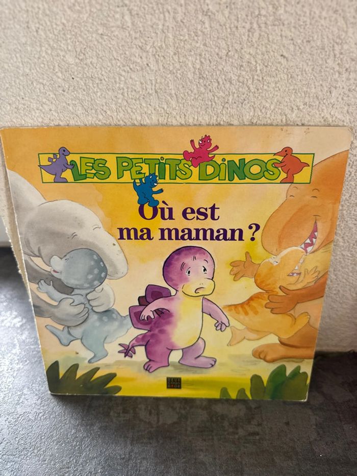 Livre les petits dinos où est ma maman