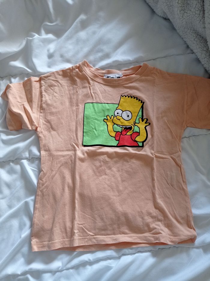 Tee shirt Bart Simpson Zara 6 ans