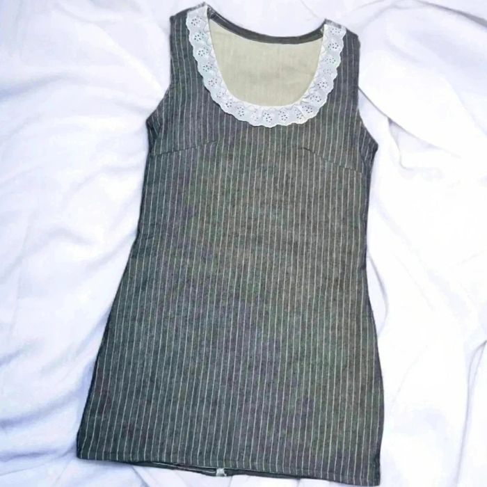 Robe courte 38 grise