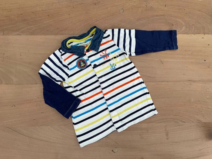 Lot de 6 t-shirts/ polo manches longues taille 6 mois garçon - photo numéro 5