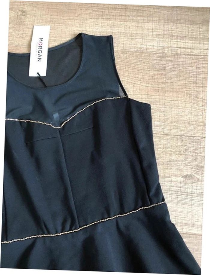Haut noir et doré neuf sans manches Morgan taille S (valeur 35€) - photo numéro 13