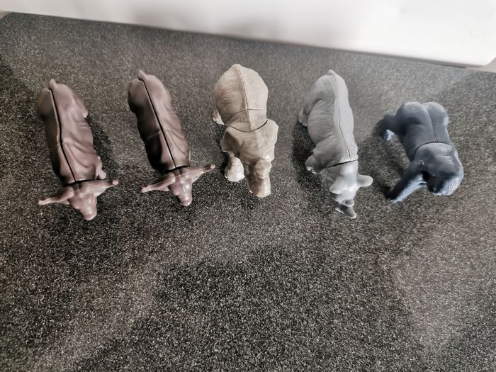 Figurines animaux de la Savane lot de 5 Kinder - photo numéro 3