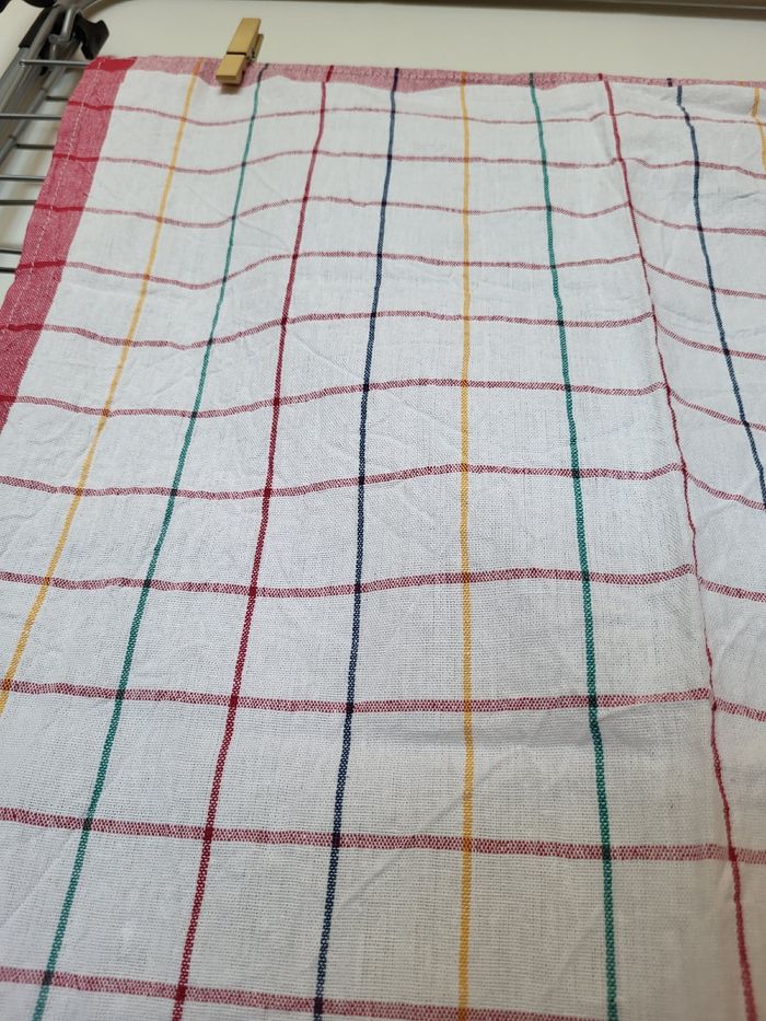 3 torchons quadrillages Becquet - photo numéro 3