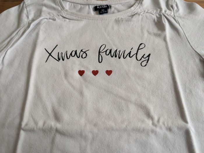 T-shirt Xmas family fille 8 ans Kiabi - photo numéro 5