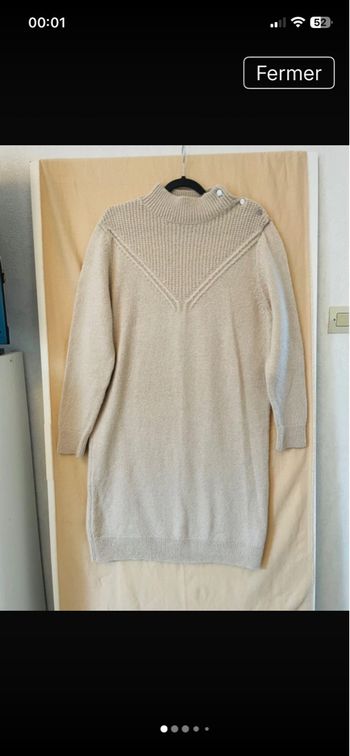 Pull robe en L
