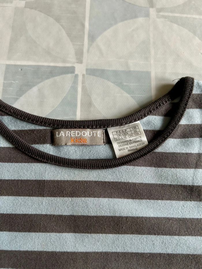 T shirt fille - 9 ans - La Redoute - en très bon état - photo numéro 4