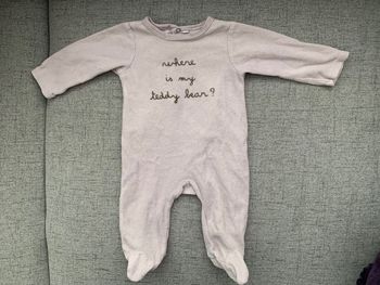 Pyjama velour 3 mois