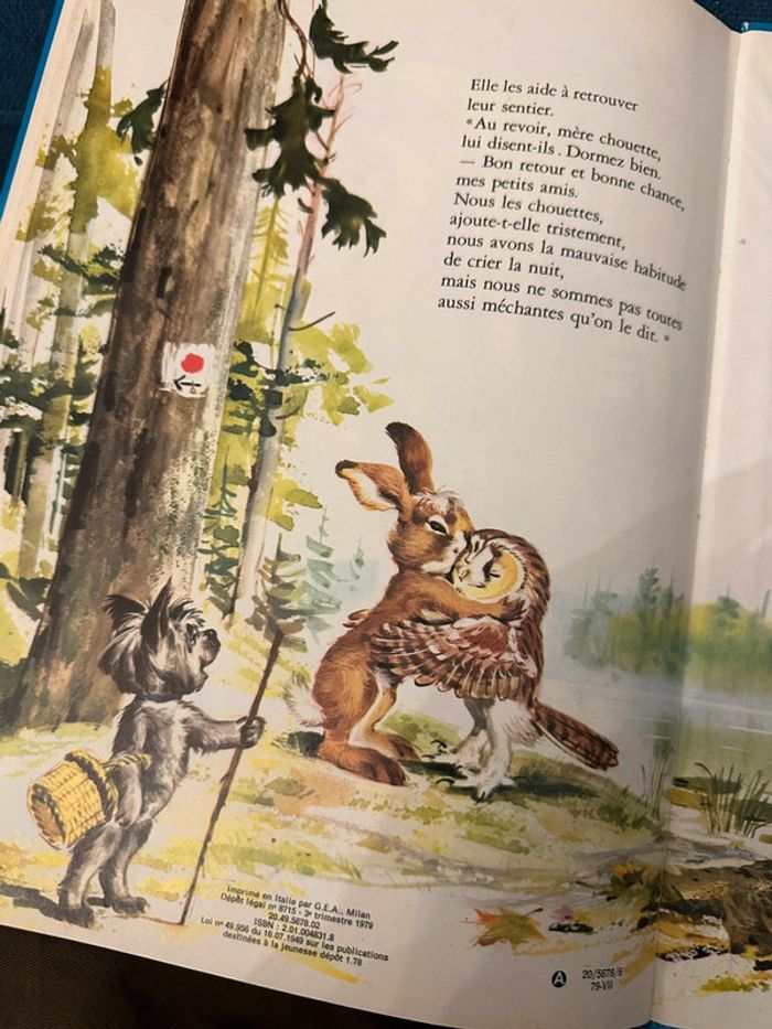 1979 Livre ancien Tim et Poum dans la forêt Pierre Probst (auteur Caroline) album collection - photo numéro 9