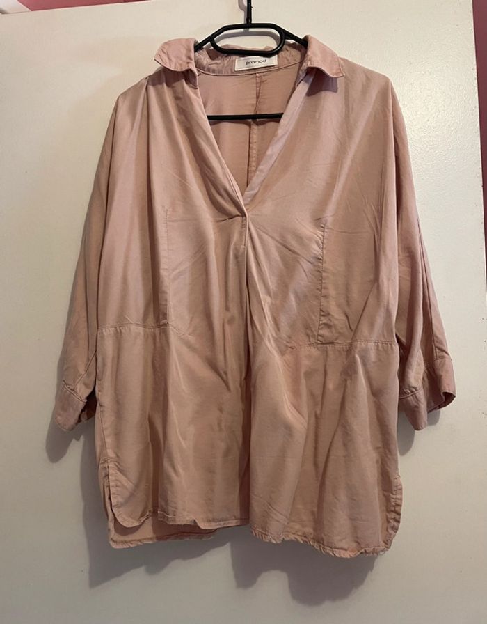 Blouse rose poudré