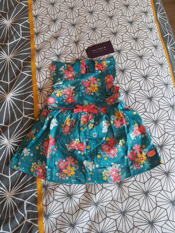Ensemble Sergent Major 🐨 robe et bloomer taille 6 mois neuf avec étiquettes