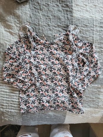 Blouse à fleurs 6 ans