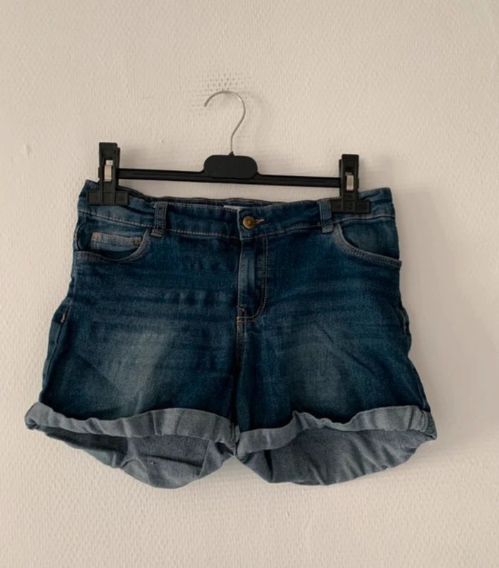 Short bleu en jeans femme taille 38