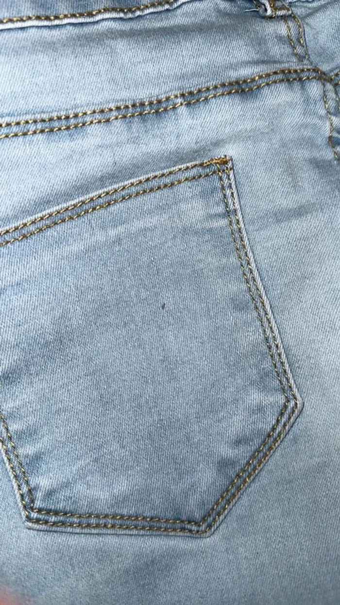Jean skinny bleu clair - photo numéro 7