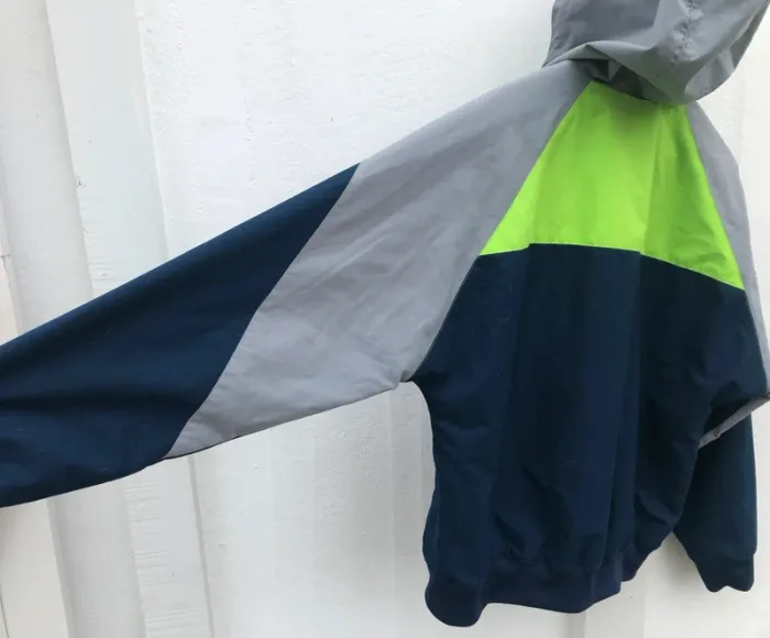 Nike windbreaker tracksuit blue green grey Mens M - photo numéro 11