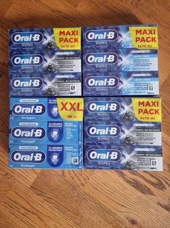 Dentifrice oral b lot de 12