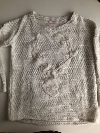 Pull Camaïeu - T36 - motif cerf