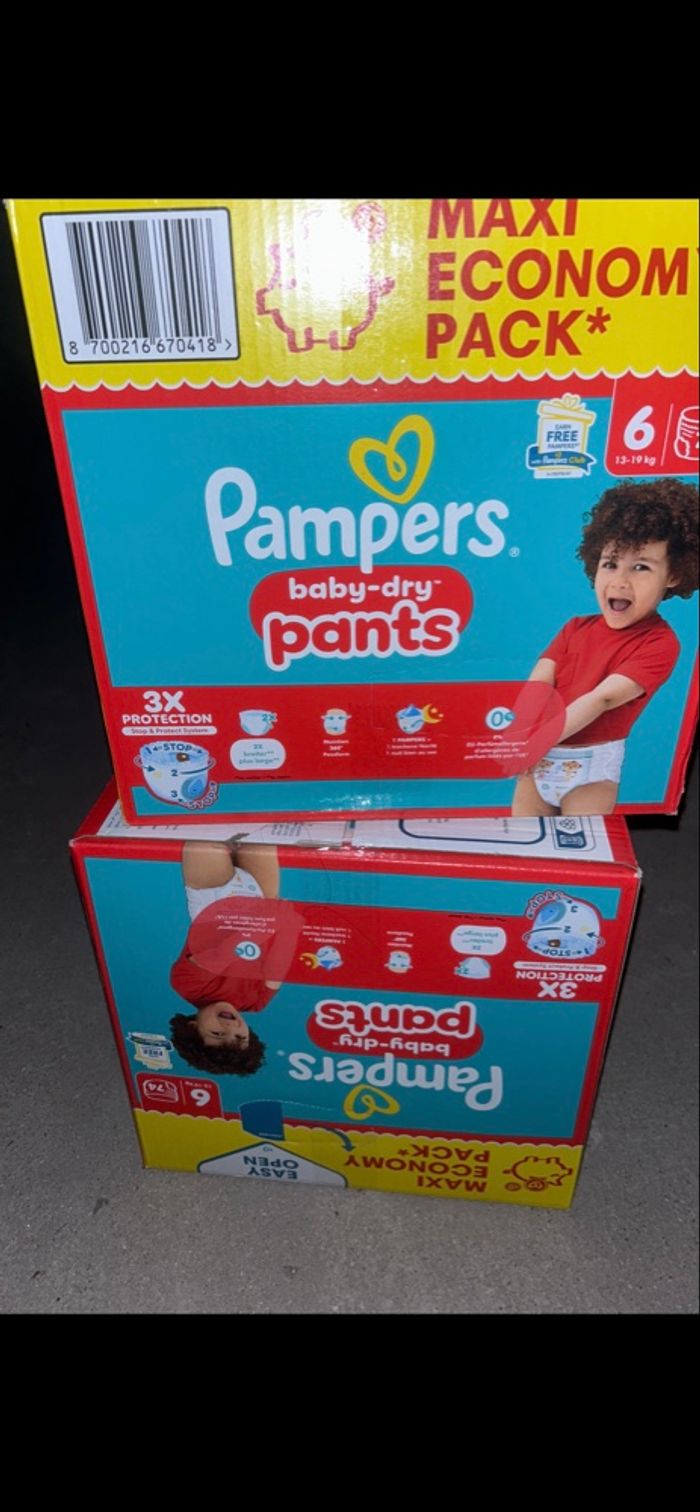 Pampers taille 6 pants