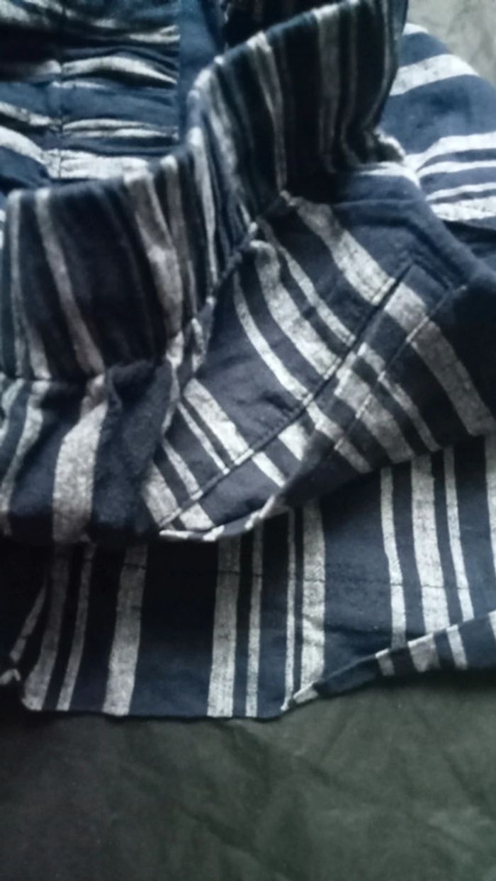 Short rayé fluide  47% cotton - photo numéro 3
