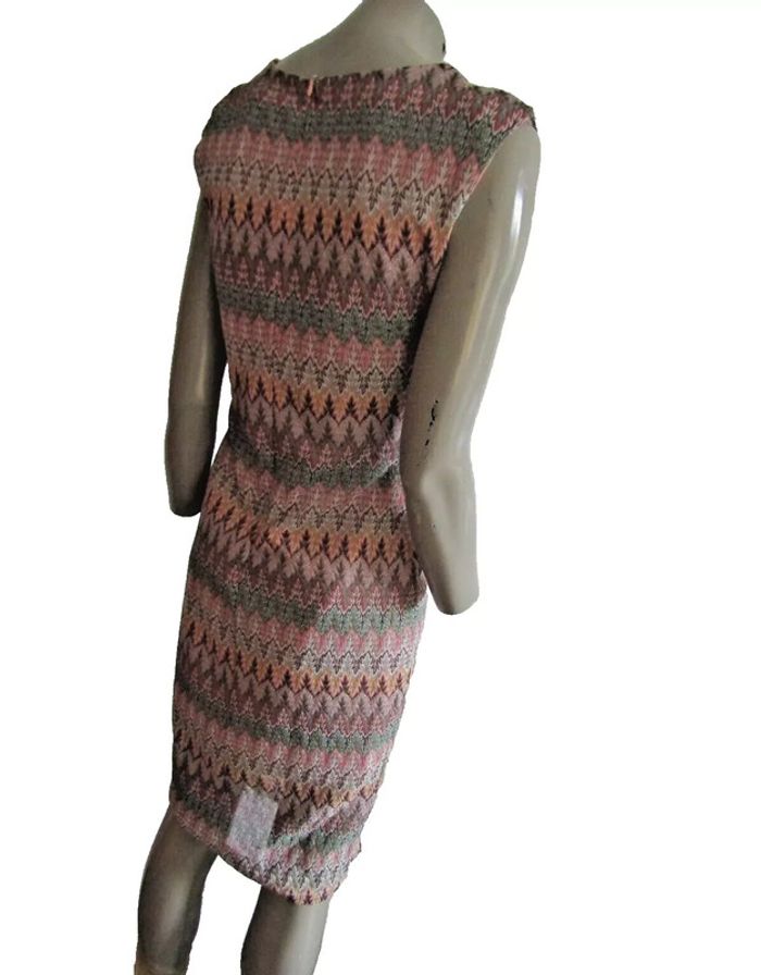 robe mi longue coupe crayon ajustée doublée marque vintage dressing taille indiquée M = 38/40 - photo numéro 4