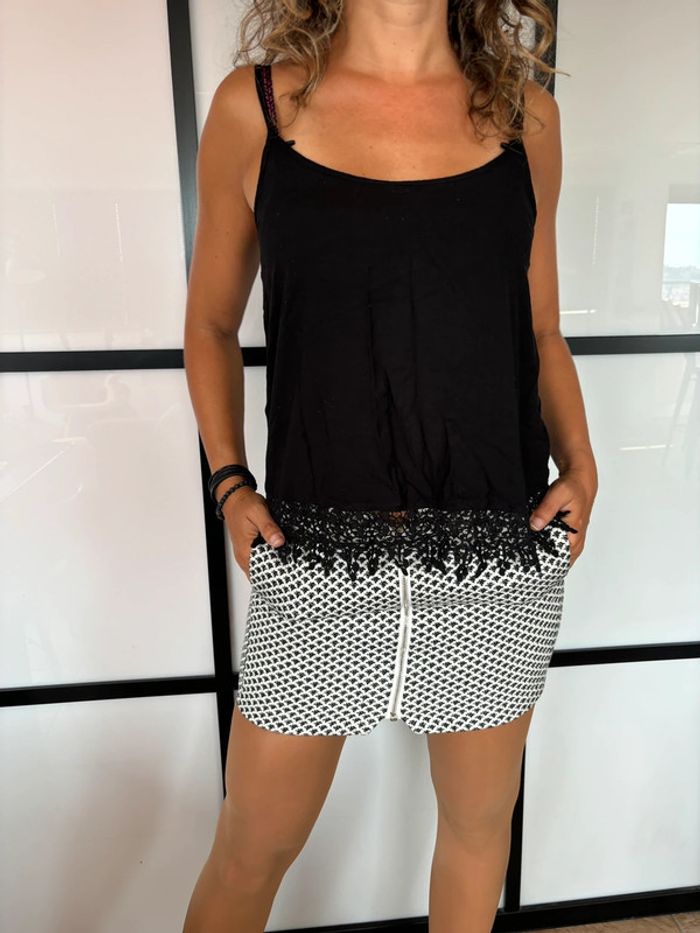 Jupe courte Imprimée ba&sh 38 - photo numéro 3