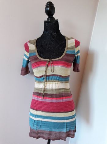 Pull tunique rayé Kookai taille 34 en très bon état