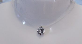 Ras de cou strass blanc