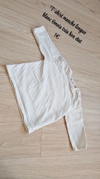 T-shirt manche longue 2-6mois