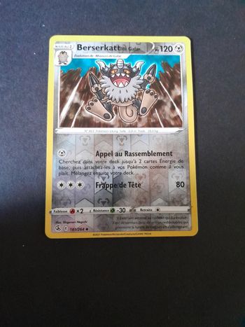 Carte Pokémon Berserkatt de Galar Reverse 181/264