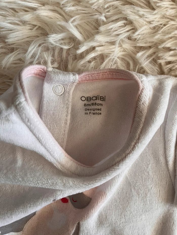 Pyjamas - Obaibi 6 mois/68 cm - photo numéro 3
